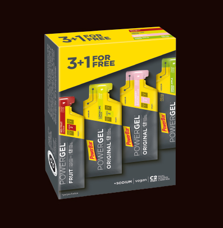 PowerGel 3+1 gratis - Multiflavour Vorteilspack