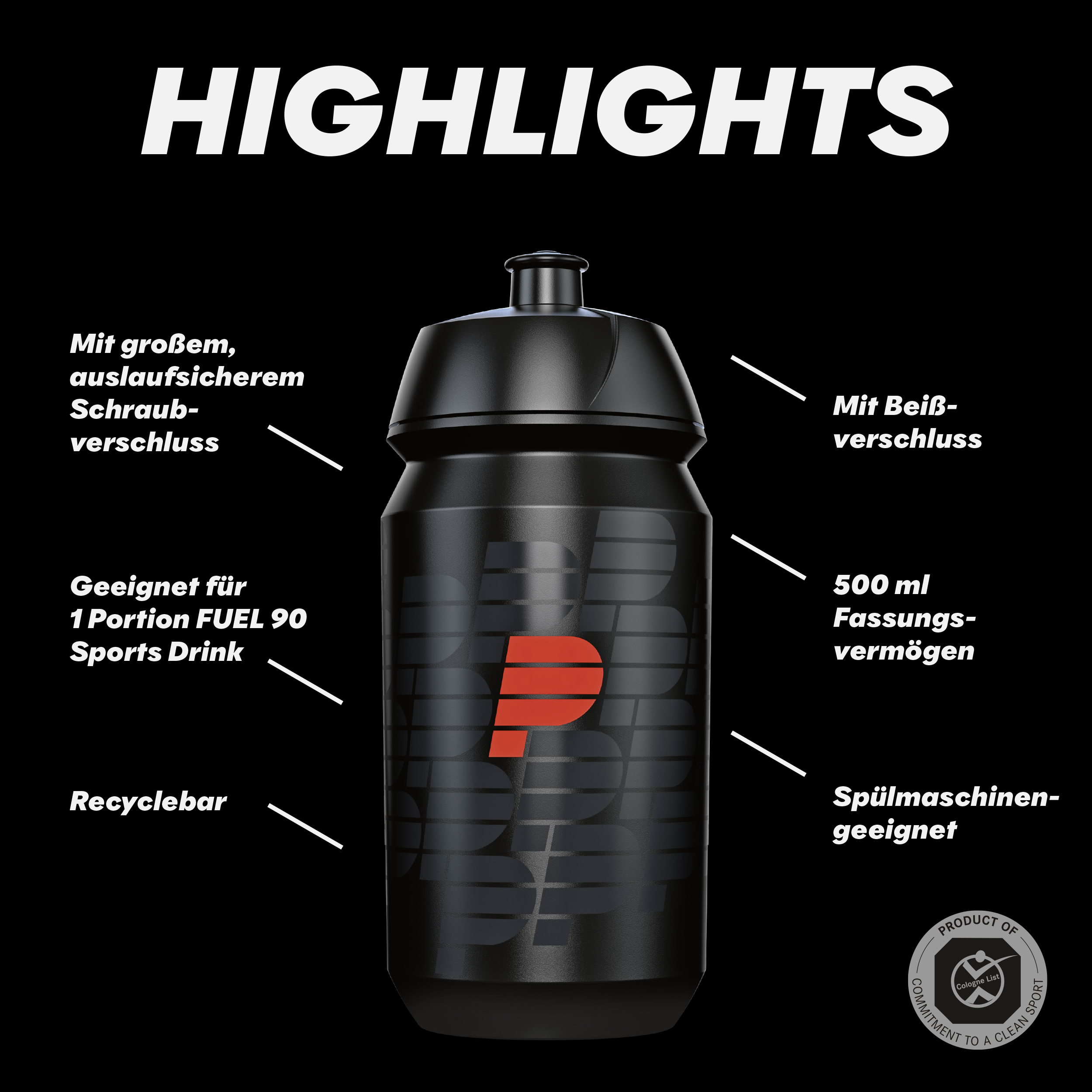 Powerbar Black Line Flasche 500ml
